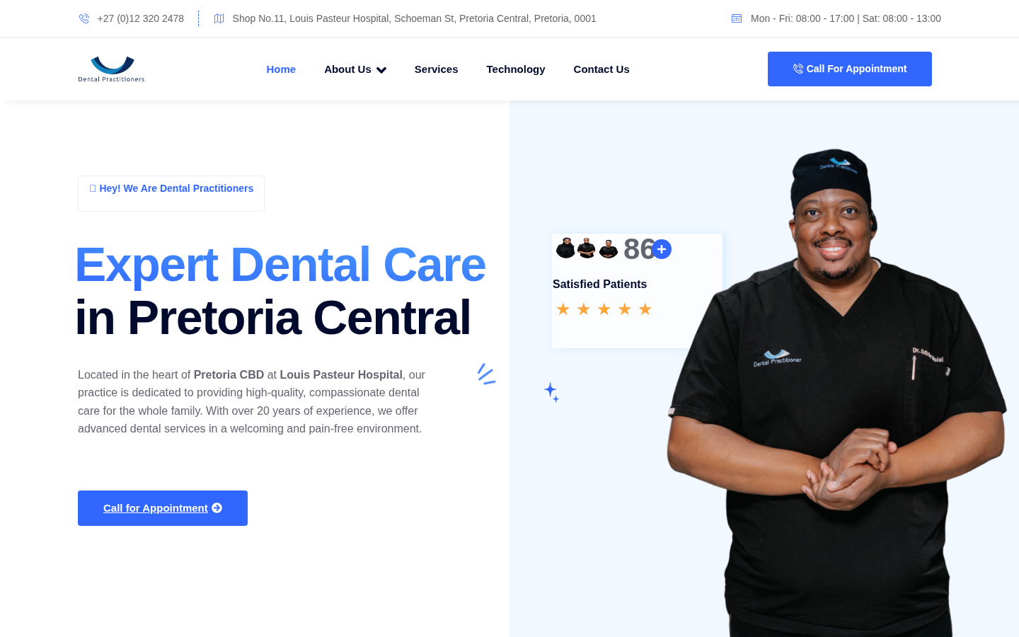 Dr Moloi Dental, Dental practice